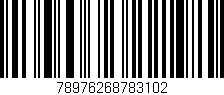 Código de barras (EAN, GTIN, SKU, ISBN): '78976268783102'