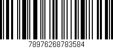 Código de barras (EAN, GTIN, SKU, ISBN): '78976268783584'