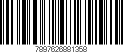 Código de barras (EAN, GTIN, SKU, ISBN): '7897626881358'