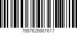 Código de barras (EAN, GTIN, SKU, ISBN): '7897626881617'