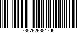Código de barras (EAN, GTIN, SKU, ISBN): '7897626881709'