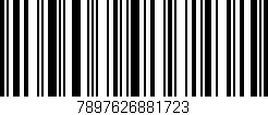 Código de barras (EAN, GTIN, SKU, ISBN): '7897626881723'