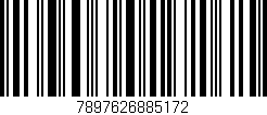 Código de barras (EAN, GTIN, SKU, ISBN): '7897626885172'