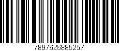 Código de barras (EAN, GTIN, SKU, ISBN): '7897626885257'
