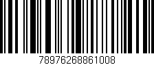 Código de barras (EAN, GTIN, SKU, ISBN): '78976268861008'