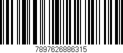 Código de barras (EAN, GTIN, SKU, ISBN): '7897626886315'