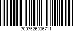 Código de barras (EAN, GTIN, SKU, ISBN): '7897626886711'