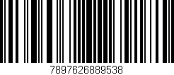 Código de barras (EAN, GTIN, SKU, ISBN): '7897626889538'
