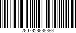 Código de barras (EAN, GTIN, SKU, ISBN): '7897626889668'