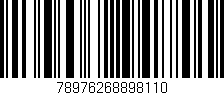 Código de barras (EAN, GTIN, SKU, ISBN): '78976268898110'