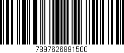 Código de barras (EAN, GTIN, SKU, ISBN): '7897626891500'