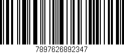 Código de barras (EAN, GTIN, SKU, ISBN): '7897626892347'