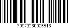 Código de barras (EAN, GTIN, SKU, ISBN): '78976268926516'