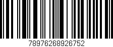 Código de barras (EAN, GTIN, SKU, ISBN): '78976268926752'