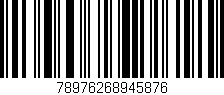 Código de barras (EAN, GTIN, SKU, ISBN): '78976268945876'