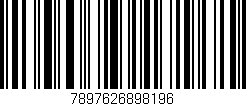 Código de barras (EAN, GTIN, SKU, ISBN): '7897626898196'