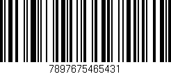 Código de barras (EAN, GTIN, SKU, ISBN): '7897675465431'