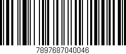Código de barras (EAN, GTIN, SKU, ISBN): '7897687040046'