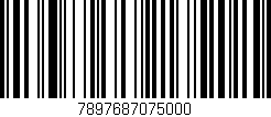 Código de barras (EAN, GTIN, SKU, ISBN): '7897687075000'