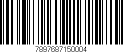 Código de barras (EAN, GTIN, SKU, ISBN): '7897687150004'