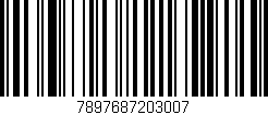 Código de barras (EAN, GTIN, SKU, ISBN): '7897687203007'