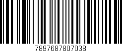 Código de barras (EAN, GTIN, SKU, ISBN): '7897687807038'