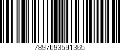 Código de barras (EAN, GTIN, SKU, ISBN): '7897693591365'