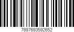 Código de barras (EAN, GTIN, SKU, ISBN): '7897693592652'