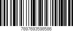 Código de barras (EAN, GTIN, SKU, ISBN): '7897693598586'