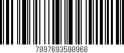 Código de barras (EAN, GTIN, SKU, ISBN): '7897693598968'