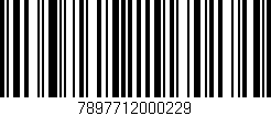 Código de barras (EAN, GTIN, SKU, ISBN): '7897712000229'
