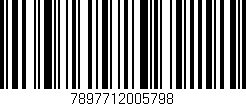 Código de barras (EAN, GTIN, SKU, ISBN): '7897712005798'