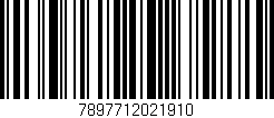 Código de barras (EAN, GTIN, SKU, ISBN): '7897712021910'