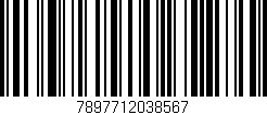 Código de barras (EAN, GTIN, SKU, ISBN): '7897712038567'