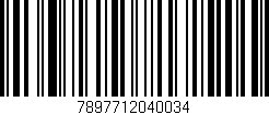Código de barras (EAN, GTIN, SKU, ISBN): '7897712040034'