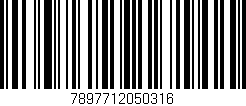 Código de barras (EAN, GTIN, SKU, ISBN): '7897712050316'