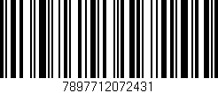 Código de barras (EAN, GTIN, SKU, ISBN): '7897712072431'