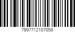 Código de barras (EAN, GTIN, SKU, ISBN): '7897712107058'