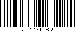 Código de barras (EAN, GTIN, SKU, ISBN): '7897717002532'