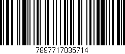 Código de barras (EAN, GTIN, SKU, ISBN): '7897717035714'
