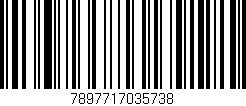 Código de barras (EAN, GTIN, SKU, ISBN): '7897717035738'
