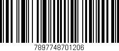 Código de barras (EAN, GTIN, SKU, ISBN): '7897748701206'