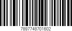 Código de barras (EAN, GTIN, SKU, ISBN): '7897748701602'
