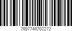 Código de barras (EAN, GTIN, SKU, ISBN): '7897748702272'