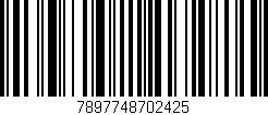 Código de barras (EAN, GTIN, SKU, ISBN): '7897748702425'