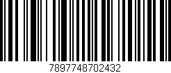 Código de barras (EAN, GTIN, SKU, ISBN): '7897748702432'