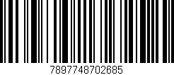 Código de barras (EAN, GTIN, SKU, ISBN): '7897748702685'