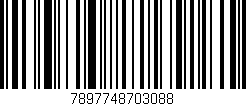 Código de barras (EAN, GTIN, SKU, ISBN): '7897748703088'