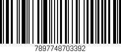 Código de barras (EAN, GTIN, SKU, ISBN): '7897748703392'