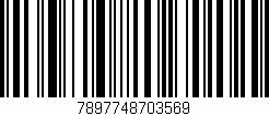 Código de barras (EAN, GTIN, SKU, ISBN): '7897748703569'
